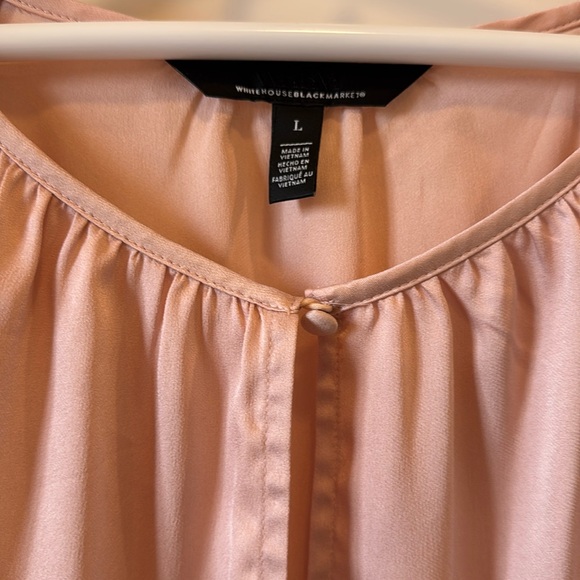 WHBM Pink Ruffled Blouse - Picture 2 of 7